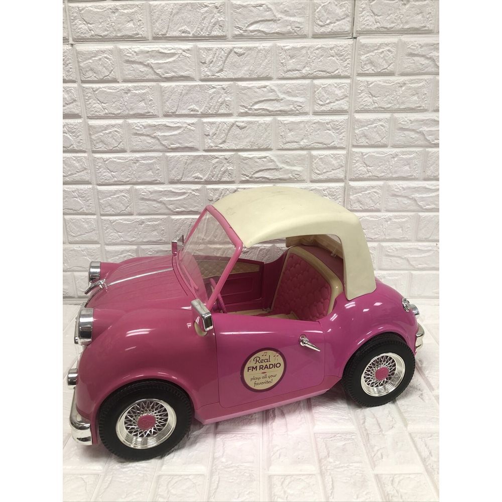 GENERATION Y Pink and Cream Retro Convertible Toy Car
